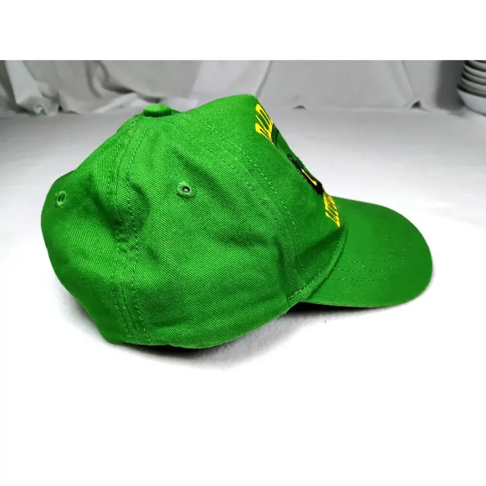 John Deere Daddy's Little Helper Toddler Ball Cap Tractor Green Elastic Hat